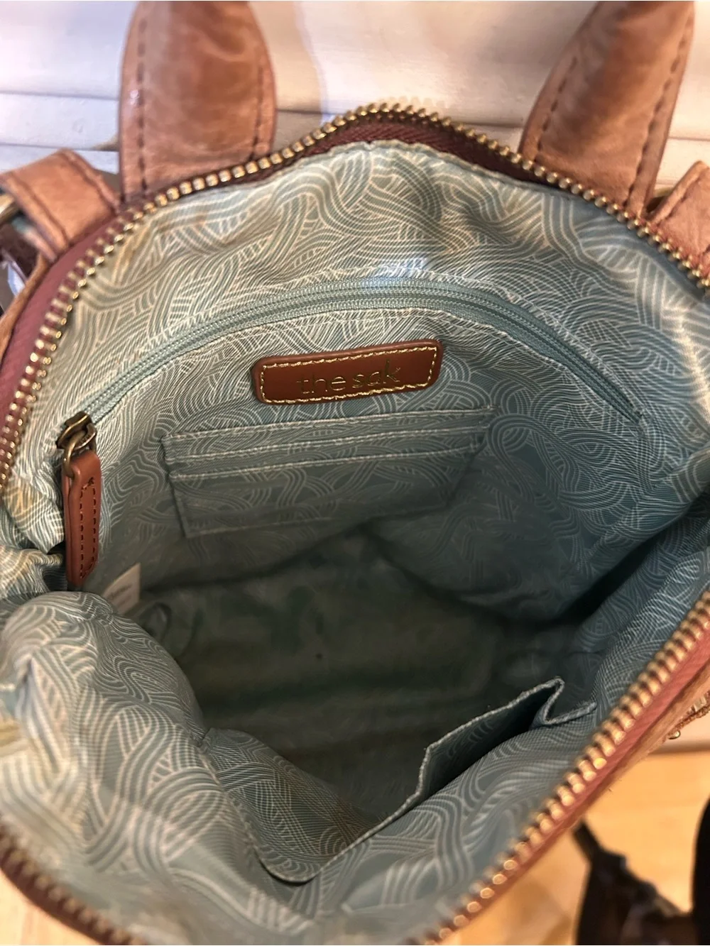 The Sak Loyola Leather Convertible Mini Backpack